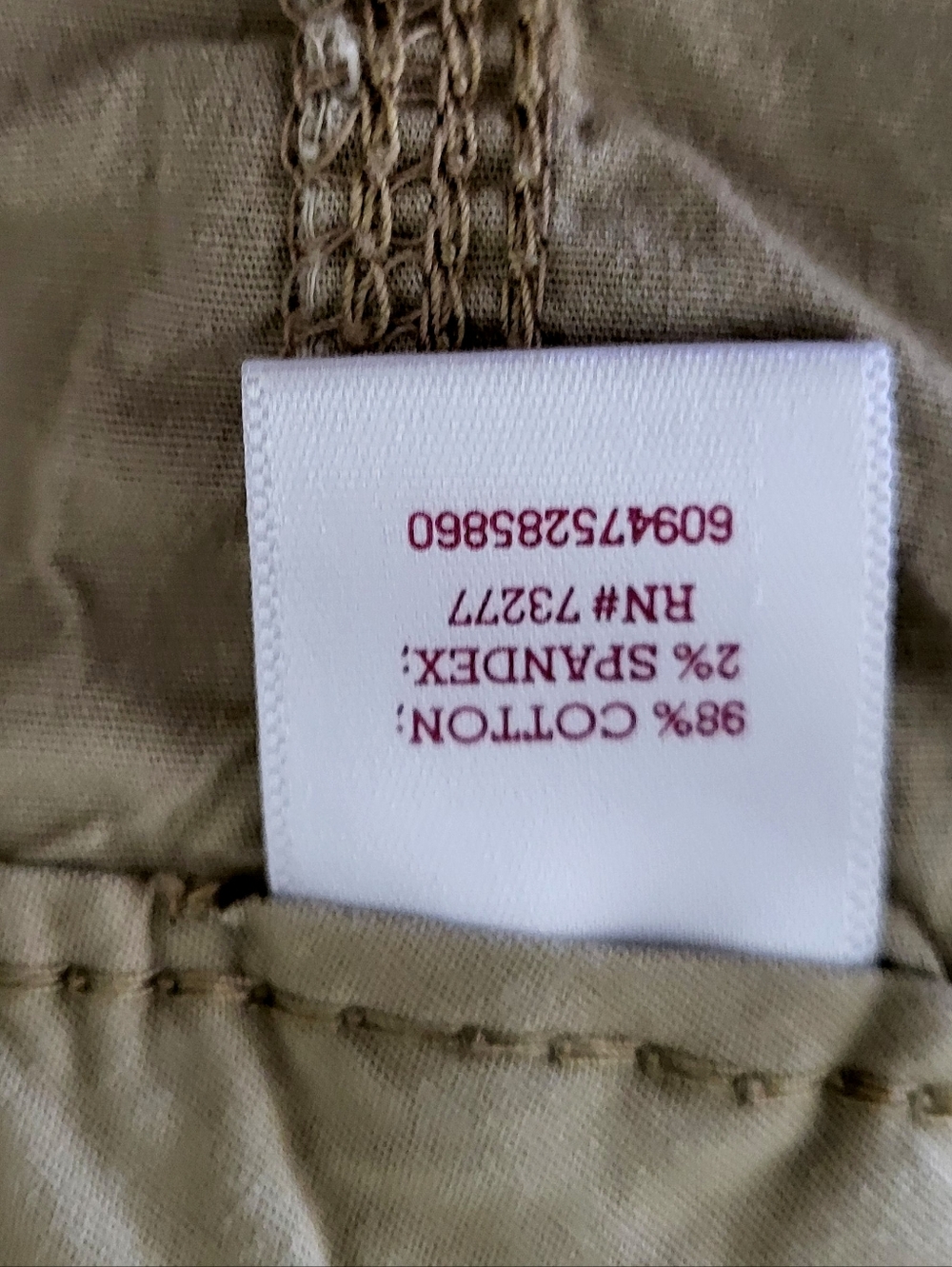 SO Womens Khaki Brown Cuffed Cargo Capris - Picture 13 of 13